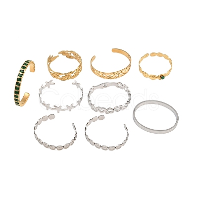 Stainless Steel & Brass Cuff Bangles SA-XCP0001-03-1