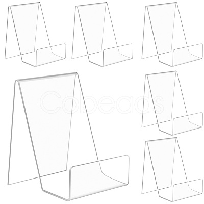 6Pcs Acrylic Book Stand for Kitchen Counter ODIS-SP0001-04C-1