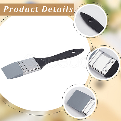 1Pc Silicone Brushes with Wooden Handle AJEW-GF0012-92A-1
