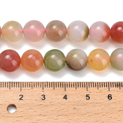 Natural Agate Beads Strands G-F814-A02-10mm-1
