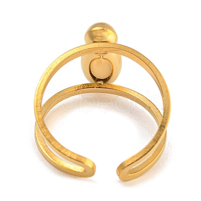 304 Stainless Steel Finger Ring RJEW-L125-02G-09-1