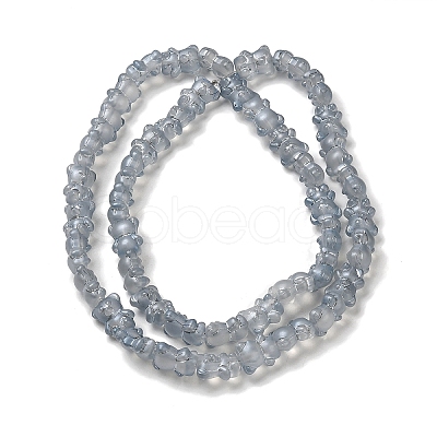Electroplate Glass Beads Strands EGLA-Q127-A02-01C-1