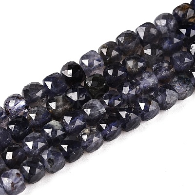 Natural Iolite Beads Strands G-N342-112A-1