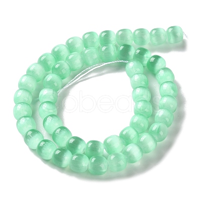 Natural Selenite Beads Strands G-B103-A01-05-1