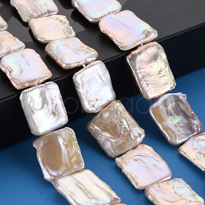 Natural Keshi Pearl Beads Strands PEAR-S020-K02-1