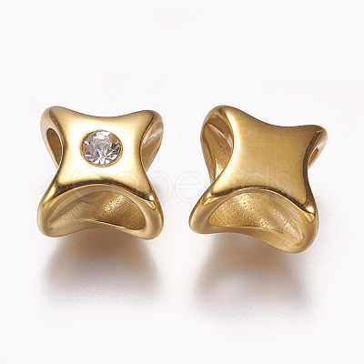 304 Stainless Steel Slide Charms STAS-I097-065G-1