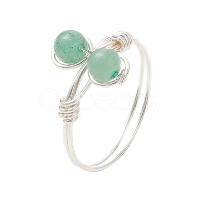 Natural & Synthetic Gemstone Finger Rings RJEW-JR00945-02-1