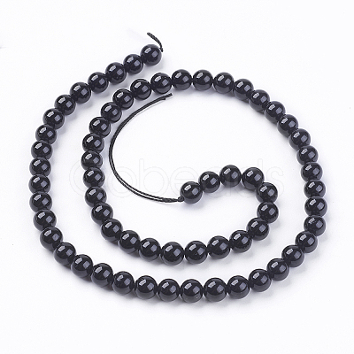 Natural Tourmaline Bead Strands LS-G-H1603-6mm-1