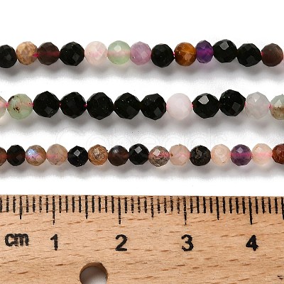 Natural & Synthetic Mixed Gemstone Beads Strands LS-G-RM2025-A16-3mm-1