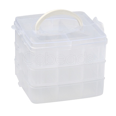 Plastic Bead Containers CON-S034-1