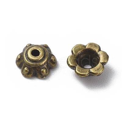 Tibetan Antique Bronze Metal Caps MLF0571Y-1