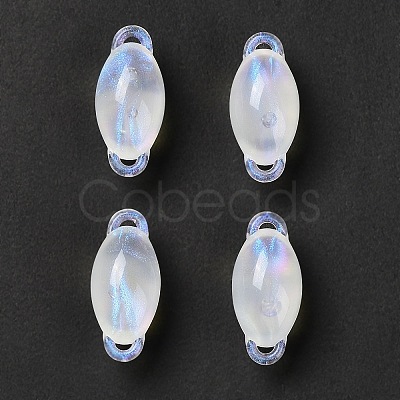 Transparent Acrylic Connector Charms OACR-G016-02-1