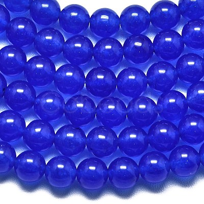 Natural Malaysia Jade Beads Strands G-L645-C01-6mm-19-1