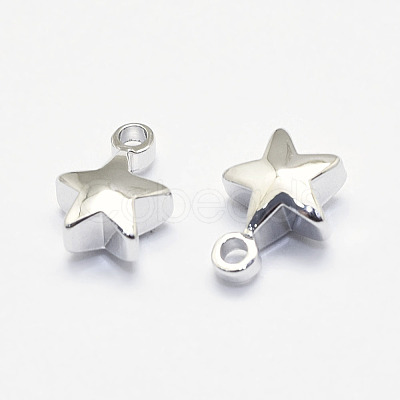 Long-Lasting Plated Brass Charms KK-K193-007P-NF-1