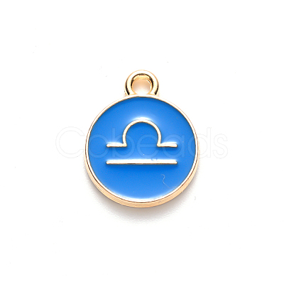 Alloy Enamel Pendants LS-ENAM-S124-01A-02K-1