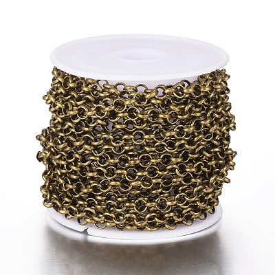 Brass Rolo Chains X-CHC-S008-002B-AB-1