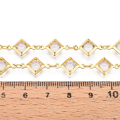 Brass Rhombus Link Chains CHC-N023-08A-G-1