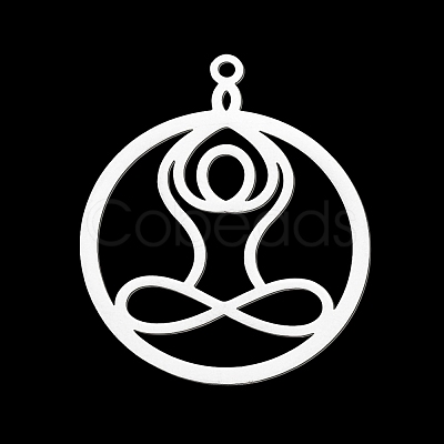 Non-Tarnish 201 Stainless Steel Pendants STAS-T056-LA317-1-1