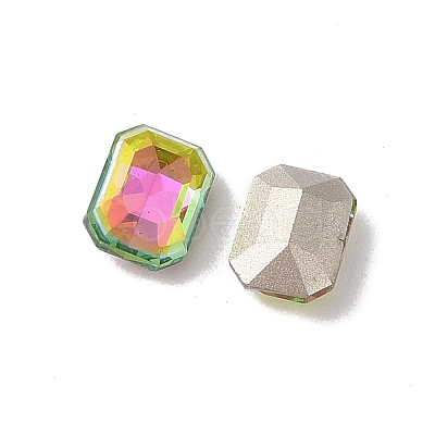 Glass Rhinestone Cabochons RGLA-L029-03B-VRLA-1