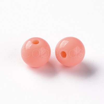Opaque Acrylic Beads MACR-S370-C10mm-SS2109-1