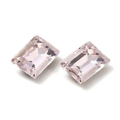 Faceted K9 Glass Rhinestone Cabochons GGLA-R042-04C-1