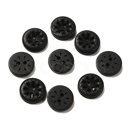 Carved 2-Hole Basic Sewing Buttons NNA0YZG-1