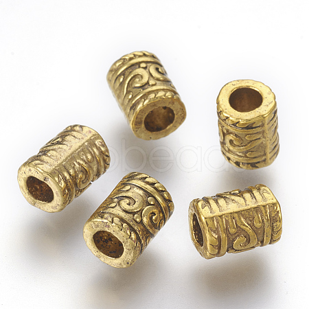 Tibetan Style Alloy Beads X-GLF0834Y-NF-1
