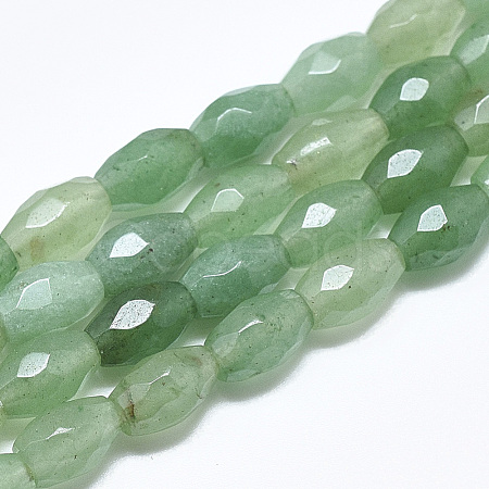 Natural Green Aventurine Beads Strands G-S357-A05-1