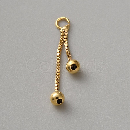 Brass Pendants KK-WH0095-28G-1