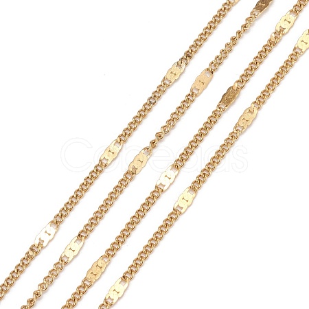 Ion Plating(IP) 304 Stainless Steel Figaro Chains CHS-N002-03G-1