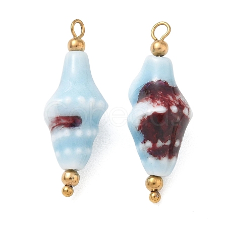 Handmade Porcelain Pendants STAS-Q119-29G-05-1