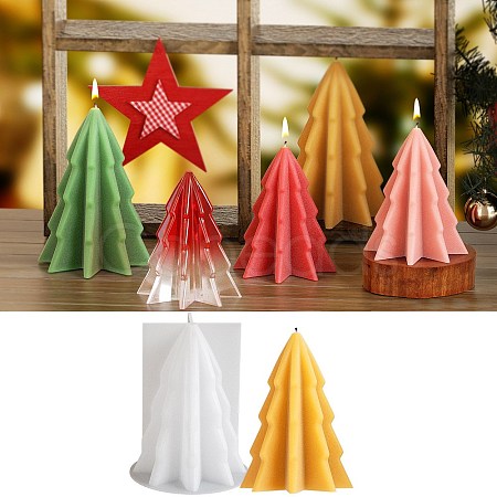 Christmas Tree Candles Silicone Molds SIL-B074-02B-1