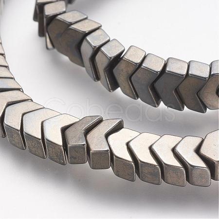 Non-magnetic Synthetic Hematite Beads Strands G-P218-13-02-1