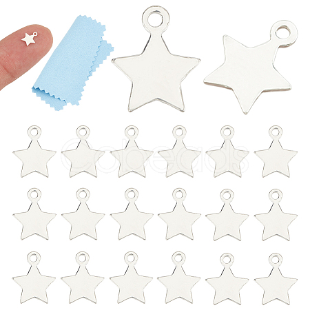 20Pcs 925 Sterling Silver Charms STER-ME0001-50-1