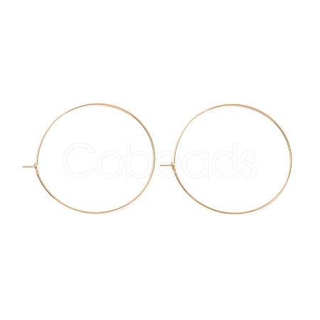 Ion Plating(IP) 316L Surgical Stainless Steel Hoop Earring Findings STAS-D164-06G-A-1