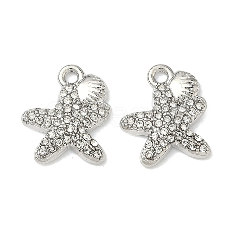 Alloy Crystal Rhinestone Pendants FIND-G108-04I-P-1
