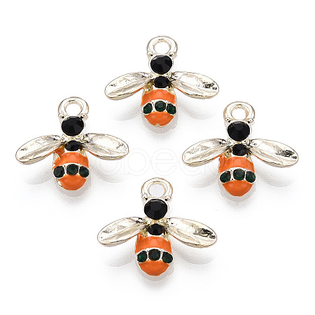 Alloy Enamel Pendants PALLOY-T056-49A-1