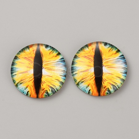 Luminous Self Adhesive Glass Eyes Cabochons DIY-WH0304-941C-34-1
