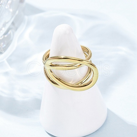 304 Stainless Steel Finger Rings RJEW-P177-01K-G-1