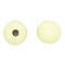 Spray Painted Natural Wood Beads, Round, Light Yellow, 19.5~20mm, 359pcs/836g