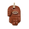 Synthetic Goldstone Carved Pendants GG-CBA5963-01F-NH-1