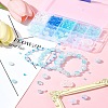 10 Styles Transparent Crackle Acrylic Beads MACR-FS0001-81-10