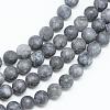 Natural White Jade Bead Strands G-R297-8mm-33-1