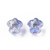 1-Hole Transparent Acrylic Buttons MACR-S373-129-C09-2