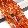Natural Striped Agate/Banded Agate Beads Strands G-Z060-A01-B17-2