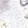 100Pcs 304 Stainless Steel Earring Hooks STAS-BBC0008-78C-7