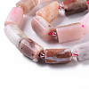 Natural Pink Opal Beads Strands X-G-S345-8x11-012-3