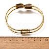 201 Stainless Steel Bangles for Women BJEW-R014-02G-5