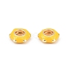 Brass Beads KK-H524-15G-01-1