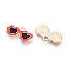 Beach Theme Alloy Enamel Pendants ENAM-T022-33N-2